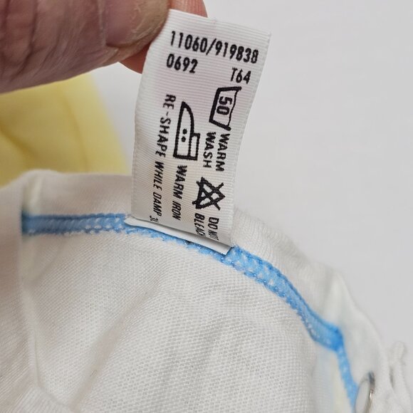 New Baby Lion 2pc Outfit White Yellow Bear Woolworth England 919838 6 -12 Month - Picture 4 of 14